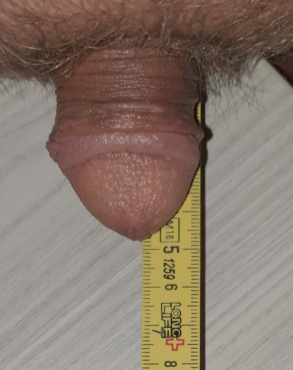 Tiny dick measurement.